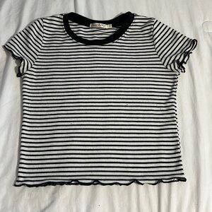 Black/white stripe top!